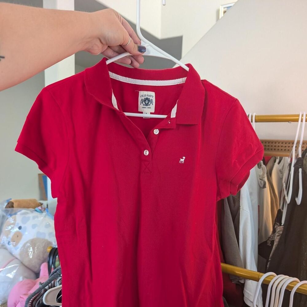 Old-navy Women's Red Polo-shirts
